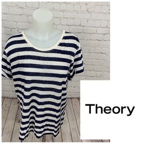 Theory Lisso Linen T-Shirt